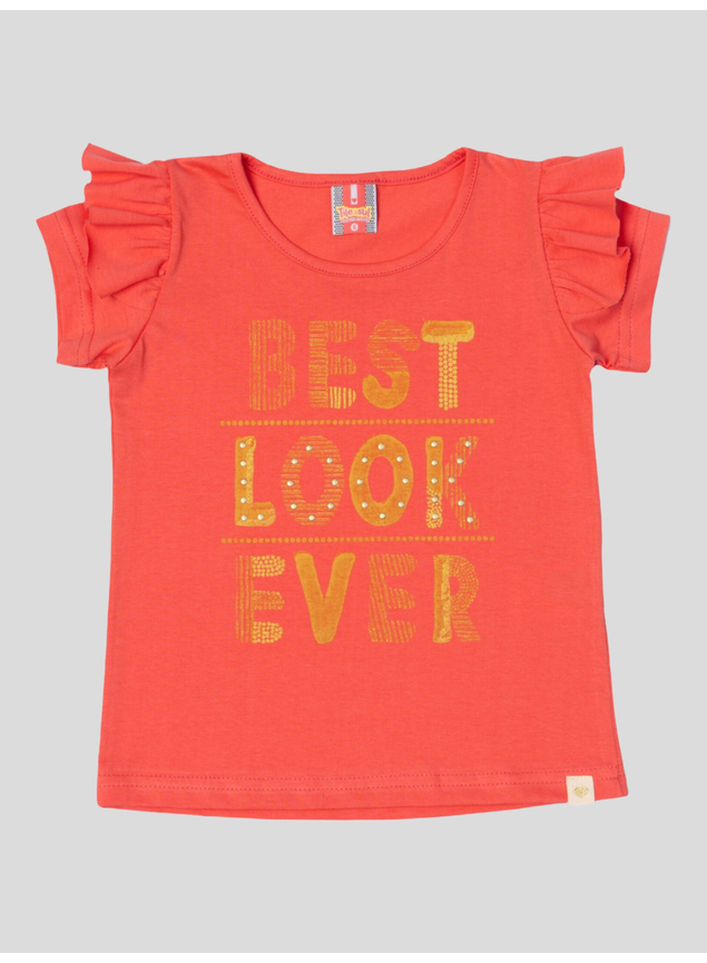 Conjunto Blusa Meia Malha e Shorts Moletom c/Lurex Best Look